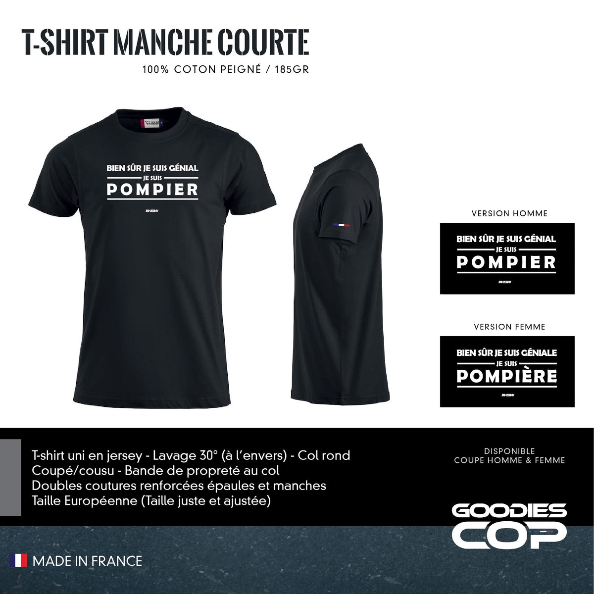 T Shirt Manches Courtes