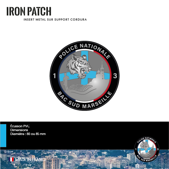 Iron Patch Amicale BAC Sud Marseille