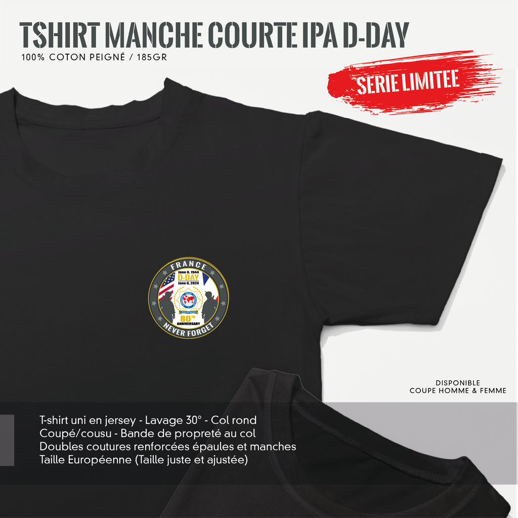 T-Shirt Manches Courtes IPA FRANCE D-DAY SERIE LIMITEE