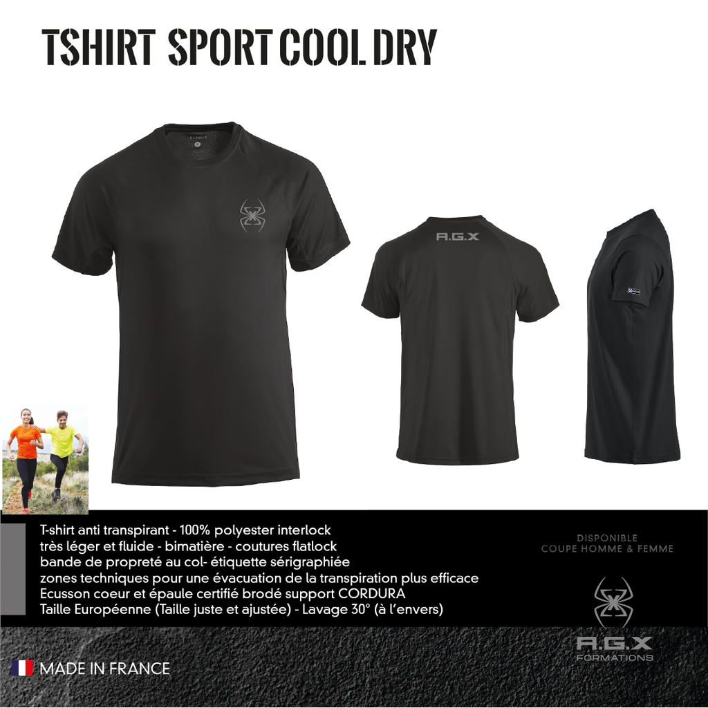 T-Shirt Sport Cool Dry AGX