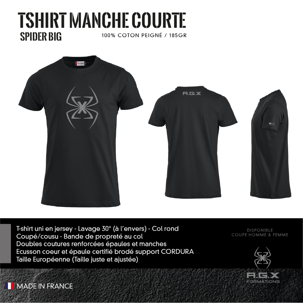 T-Shirt Manches Courtes AGX SPIDER BIG
