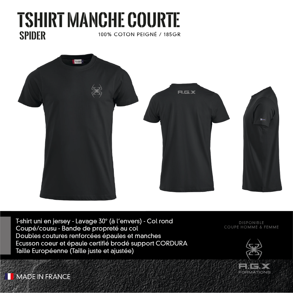 T-Shirt Manches Courtes AGX SPIDER