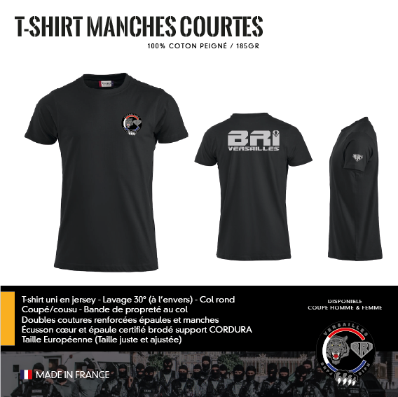 T-Shirt Manches Courtes BRI Versailles