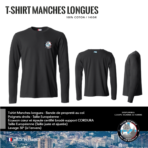 T-Shirt Manches Longues Amicale BAC Sud Marseille
