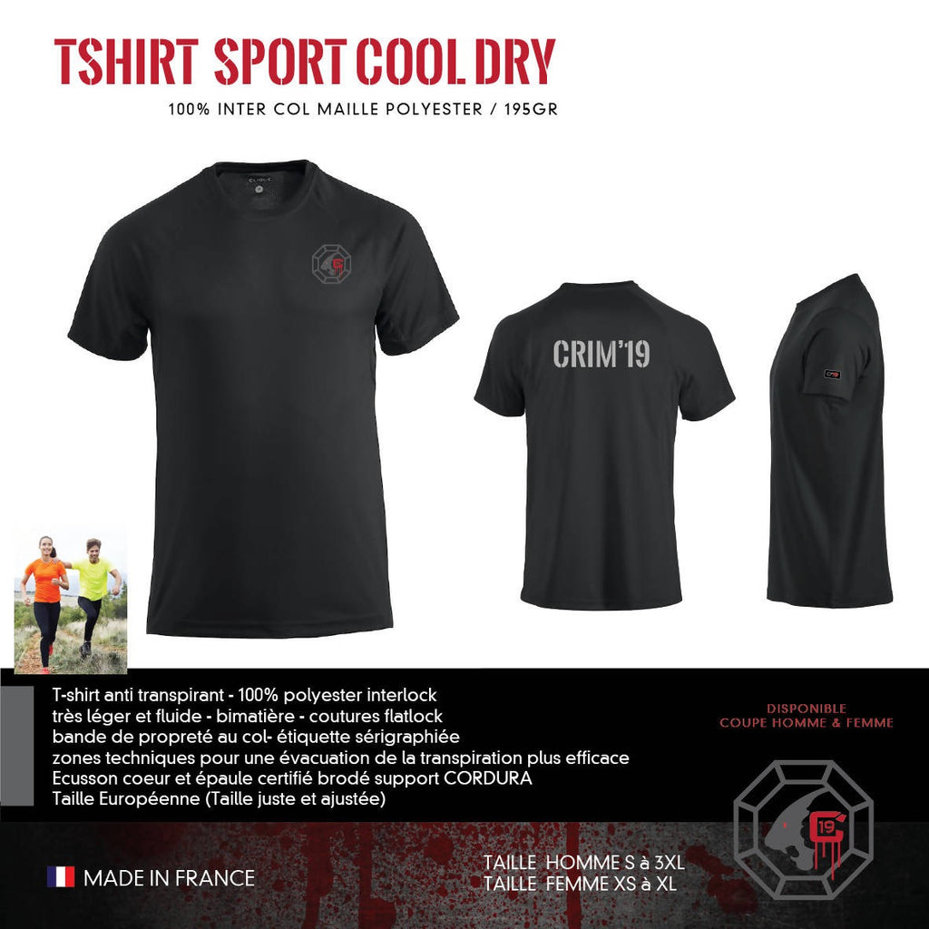 T-Shirt Sport Cool Dry CRIM19