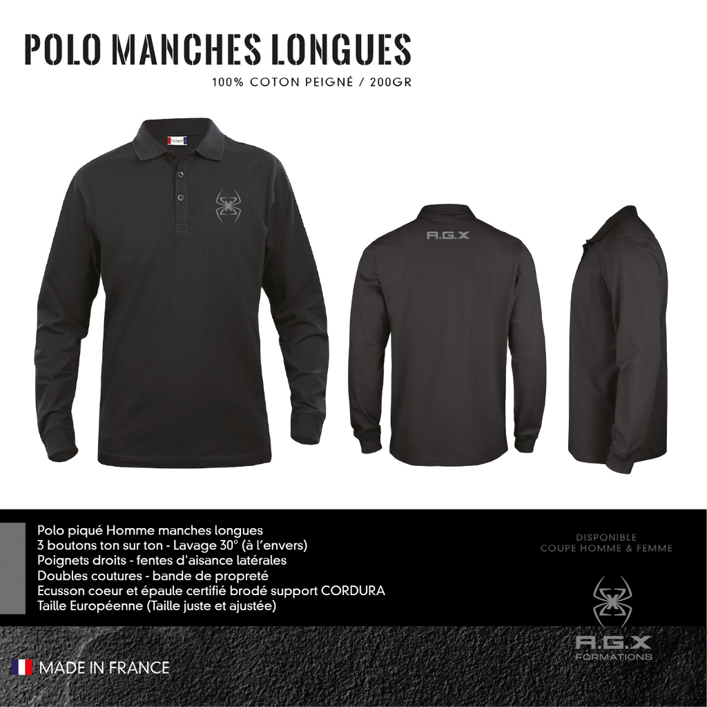 Polo Manches Longues AGX