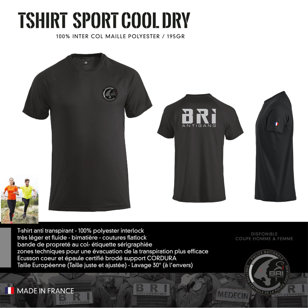 T-Shirt Sport Cool Dry BRI Strasbourg