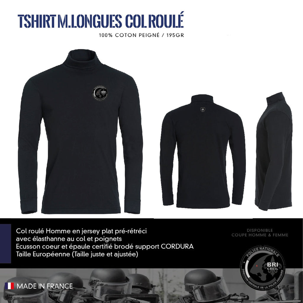 T-Shirt Manches Longues Col Roulé BRI CREIL
