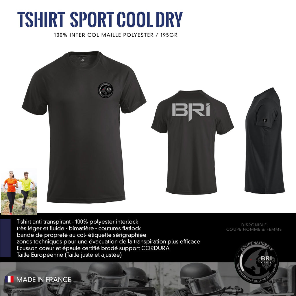 T-Shirt Sport Cool Dry BRI CREIL