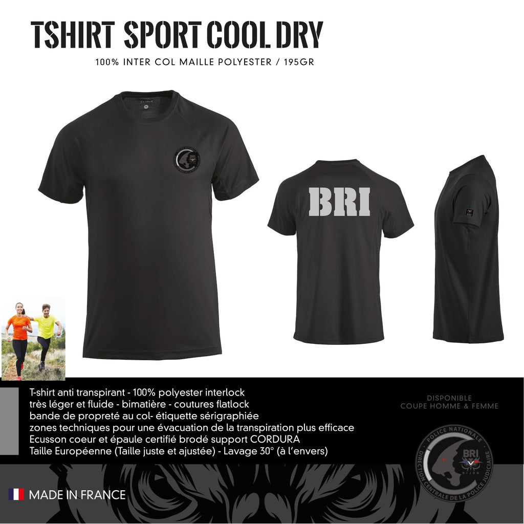 T-Shirt Sport Cool Dry BRI DIJON
