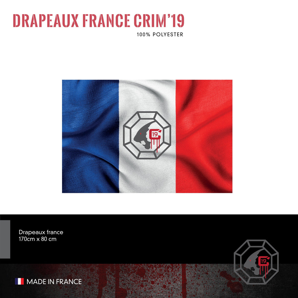 Drapeau France 150x90cm CRIM19
