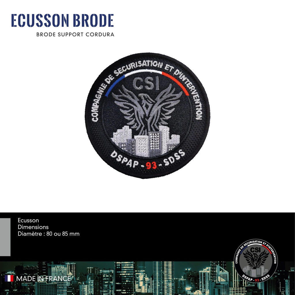 Ecusson Brodé Semi-BV CSI 93