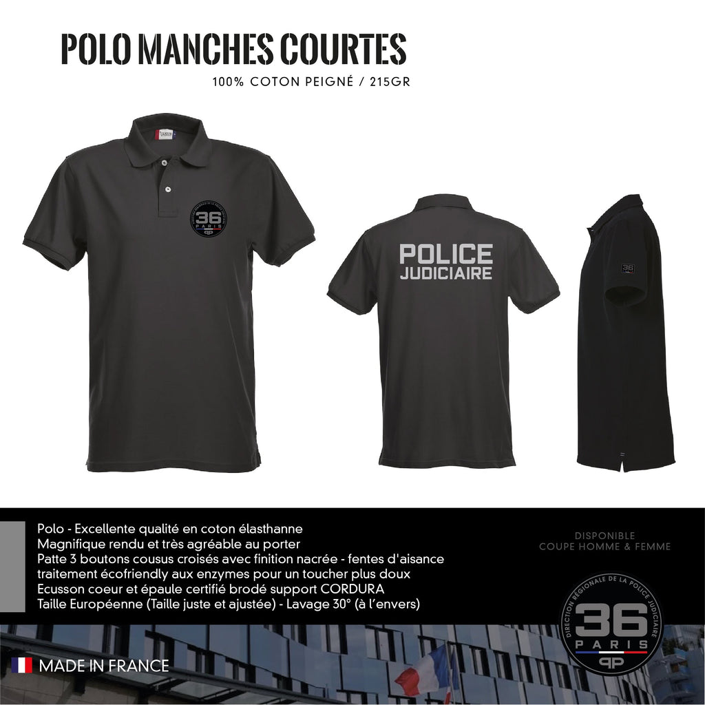 Polo Manches Courtes 36 PARIS (APJP-DRPJ)