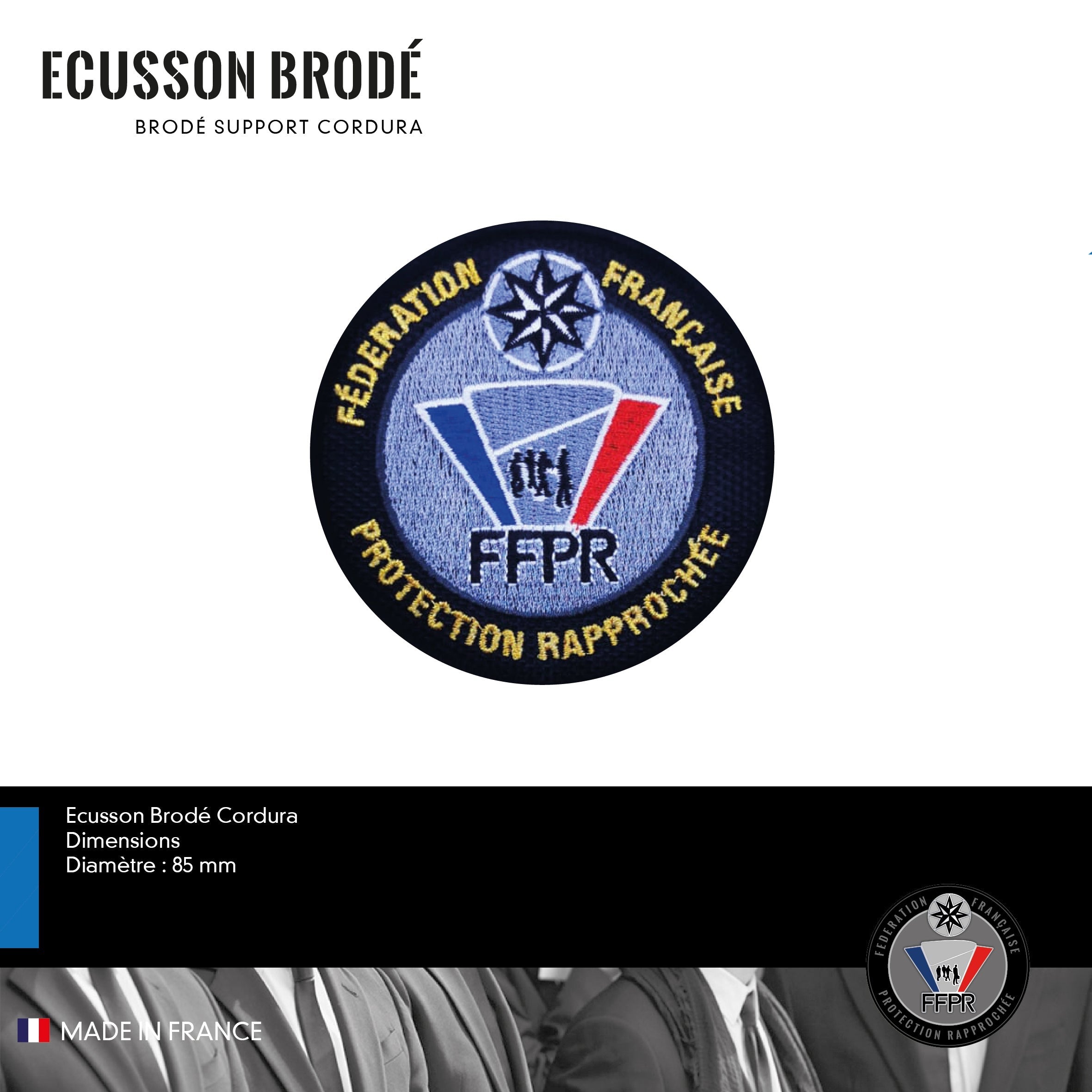 Écusson Brodé FFPR – Goodies Cop