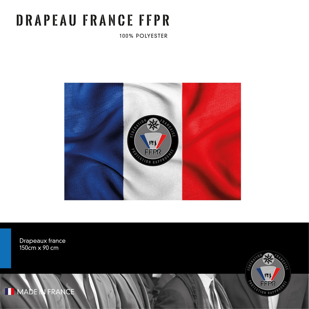 Drapeau France 150x90cm FFPR
