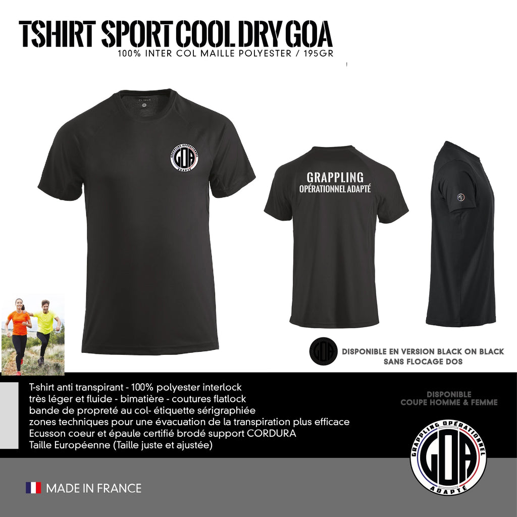 T-Shirt Sport Cool Dry GOA