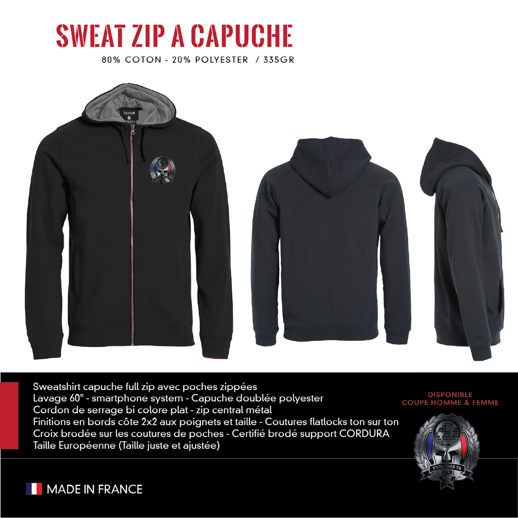 Sweat Zip à Capuche IPA78