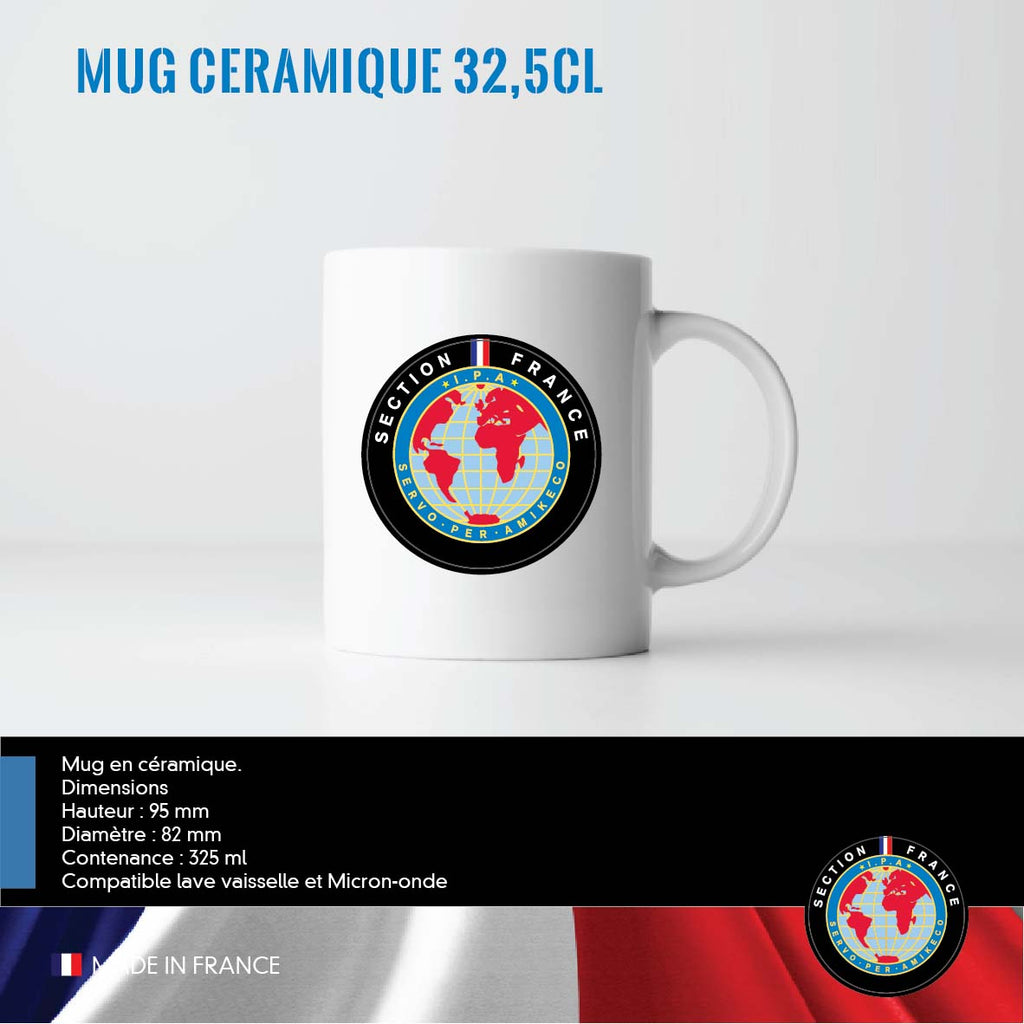 Mug ceramique 32,5CL IPA FRANCE
