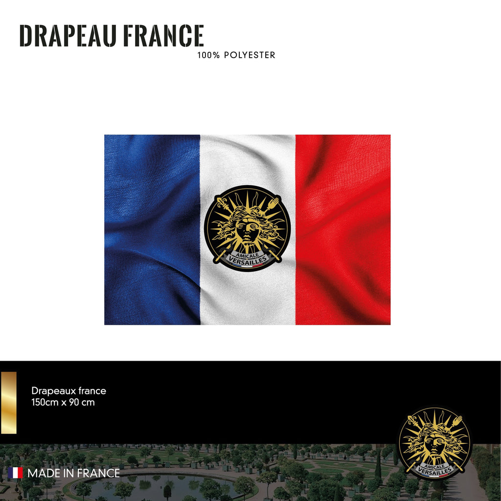 Drapeau France 150x90cm VERSAILLES