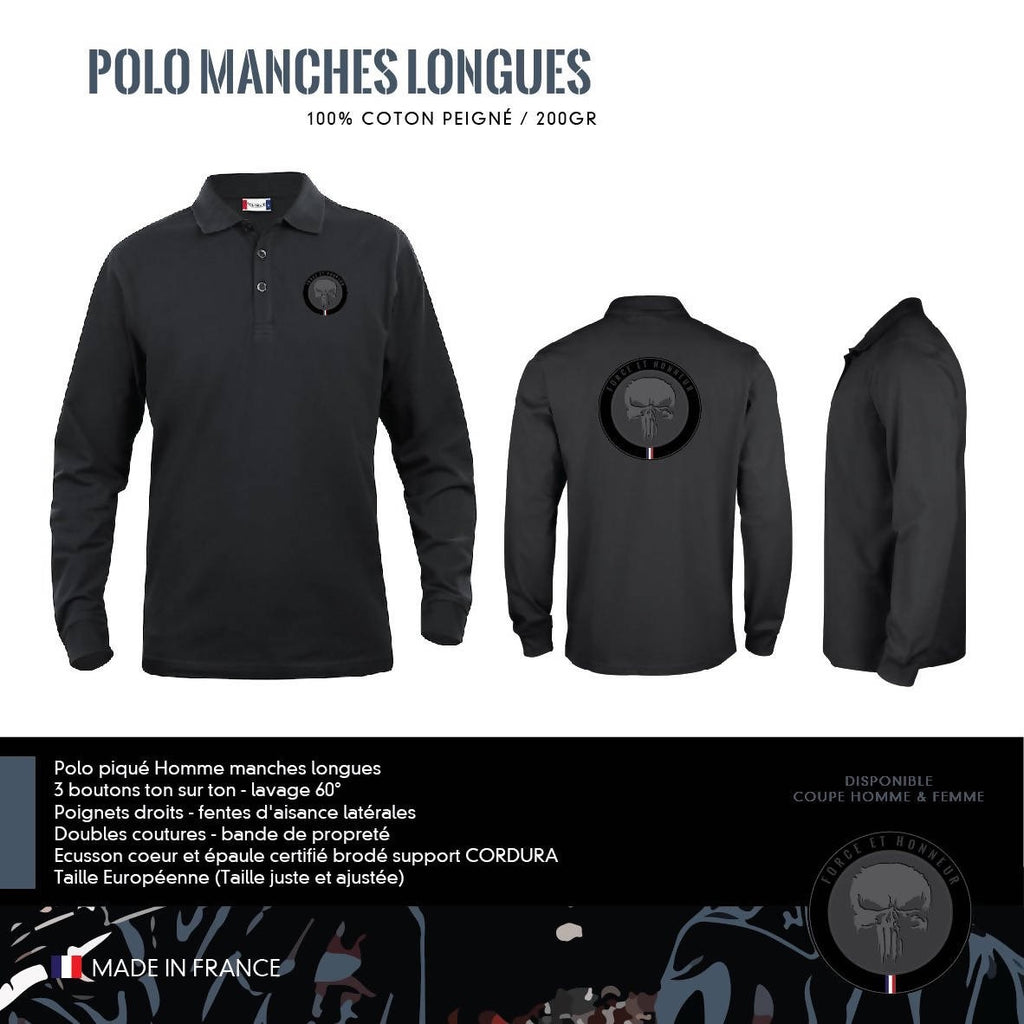 Polo Manches Longues PUNISHER