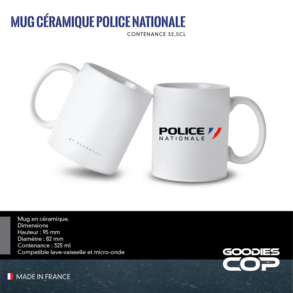 Mug Céramique 32,5CL Police Nationale