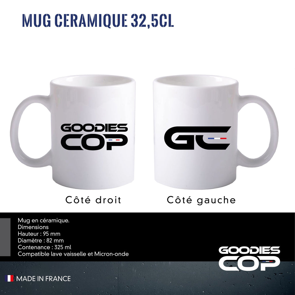 Mug Céramique 32,5 cl Goodies Cop