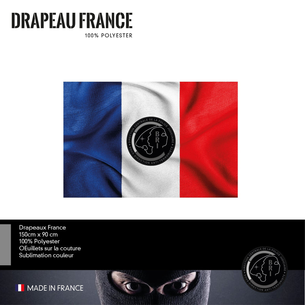 Drapeau France 150x90cm BRI SDAT