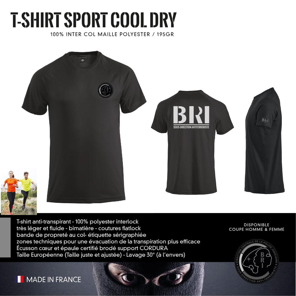 T-Shirt Sport Cool Dry BRI SDAT