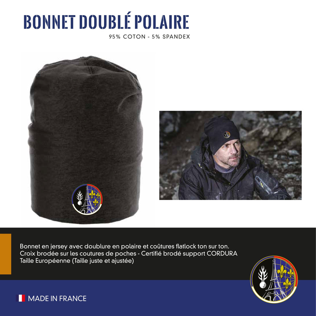 Bonnet Doublé Polaire SR PARIS