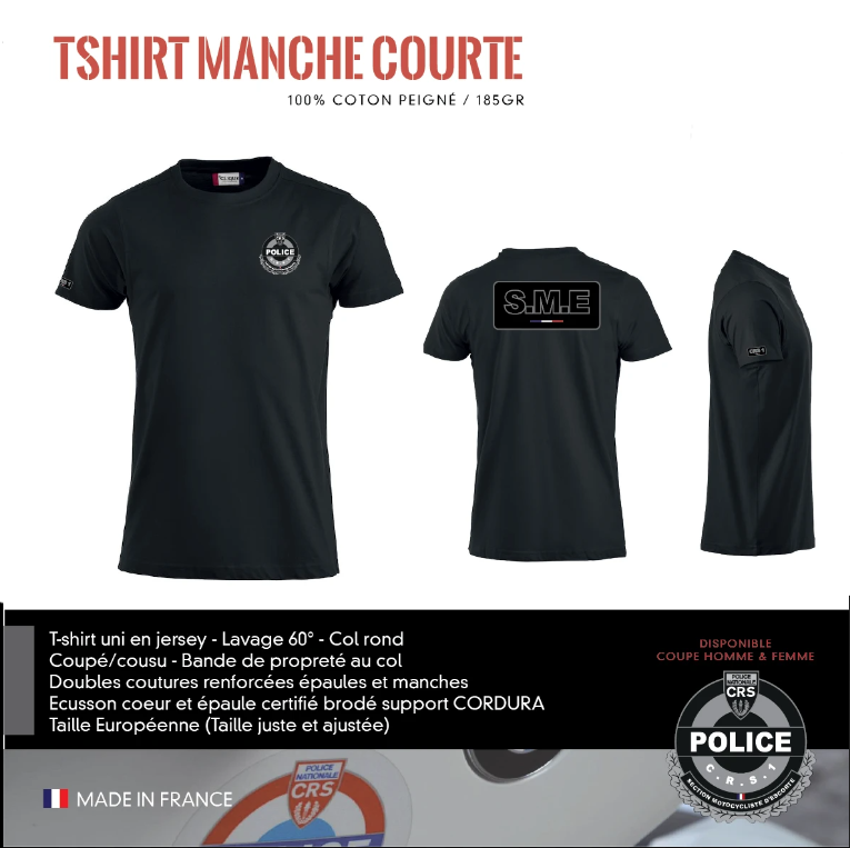 T-Shirt Manches Courtes SME CRS1