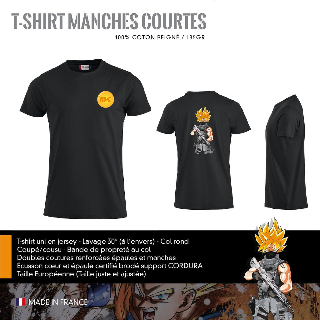 T-Shirt Manches Courtes Goku Opérateur